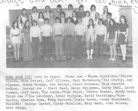 Robert Carpenter 1967-1970. . Covington middle school yearbook